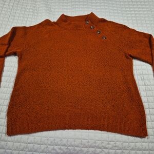 J. Crew Burnt Orange Turtleneck Sweater